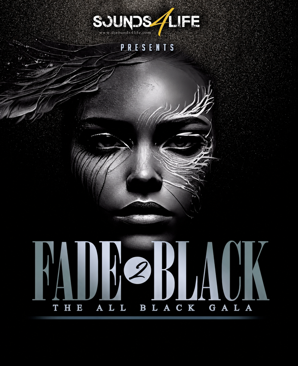 Fade 2 Black event flyer