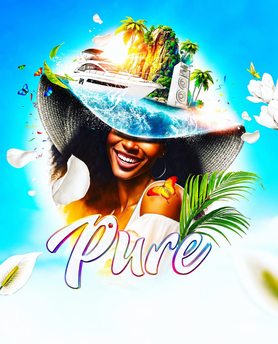 Pure event flyer